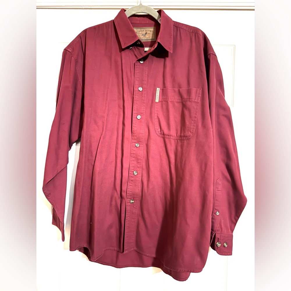 Men's Burgundy Shirt
